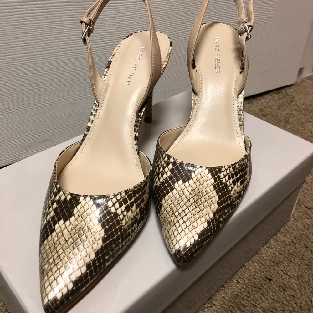 Marc Fisher Snakeskin Heels